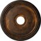 Ekena Millwork Diane Ceiling Medallion (Fits Canopies up to 5 3/8"), Hand-Painted Rust, 18"OD x 3 5/8"ID x 1 1/8"P CM18DIRUS - alternate 1